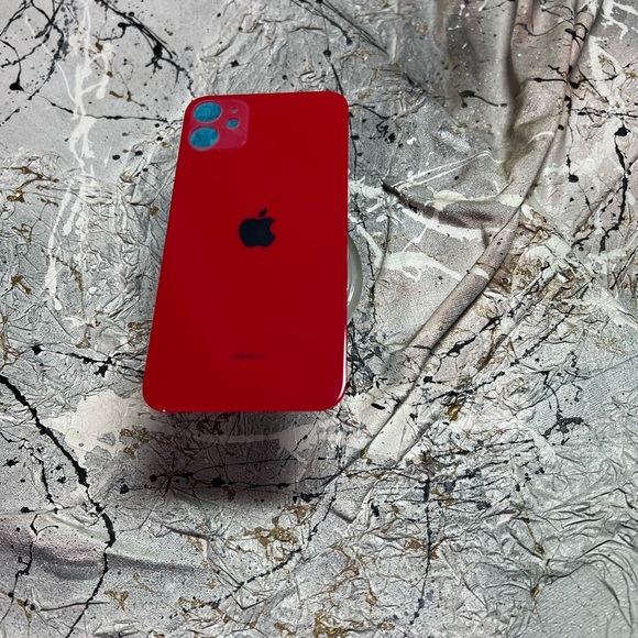 iPhone 11 ] Back Glass | BIG HOLE| RED |Ships Fast - Picture 2 of 3